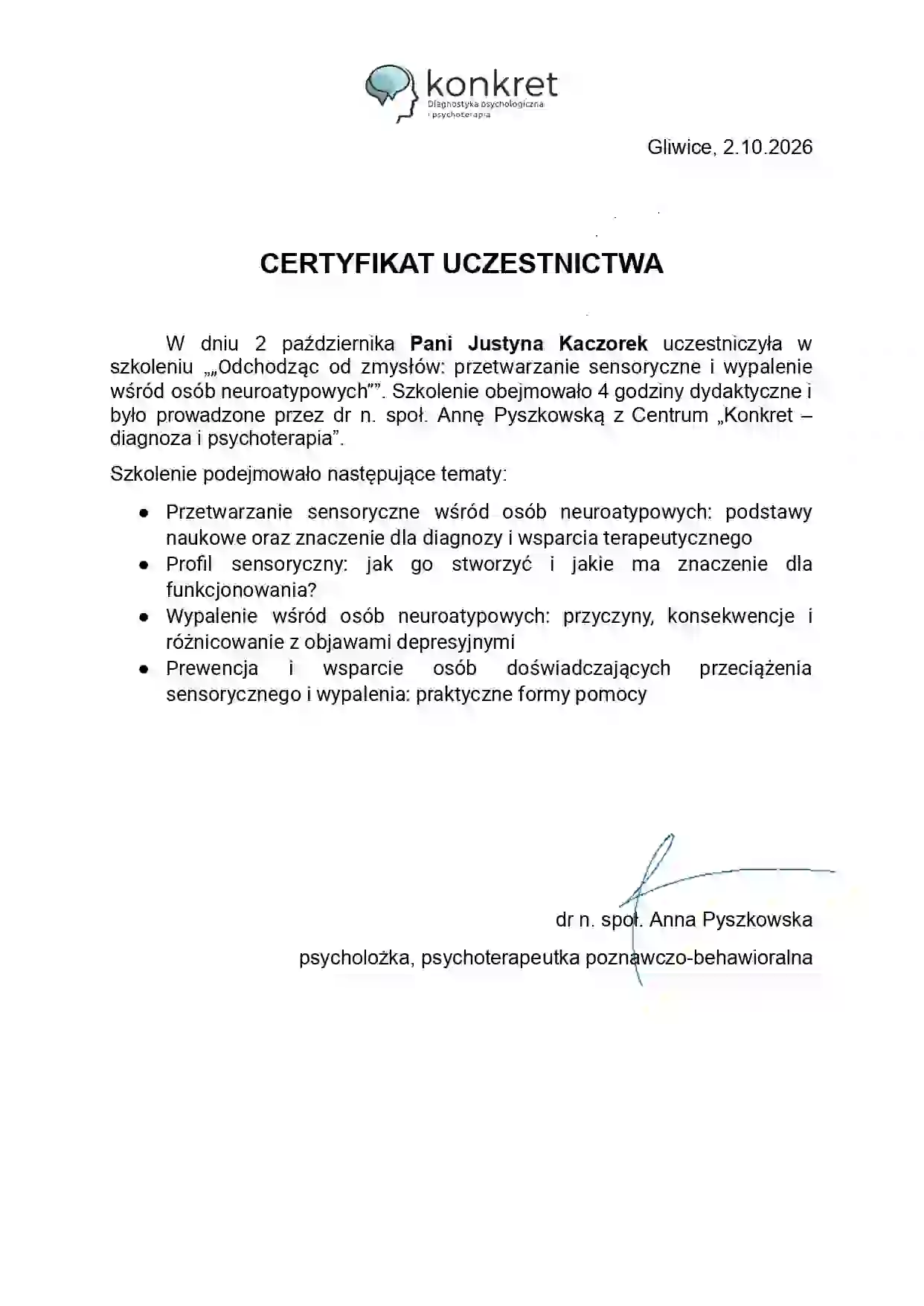 Justyna_Kaczorek_Wypalenia osob neuroatypowych